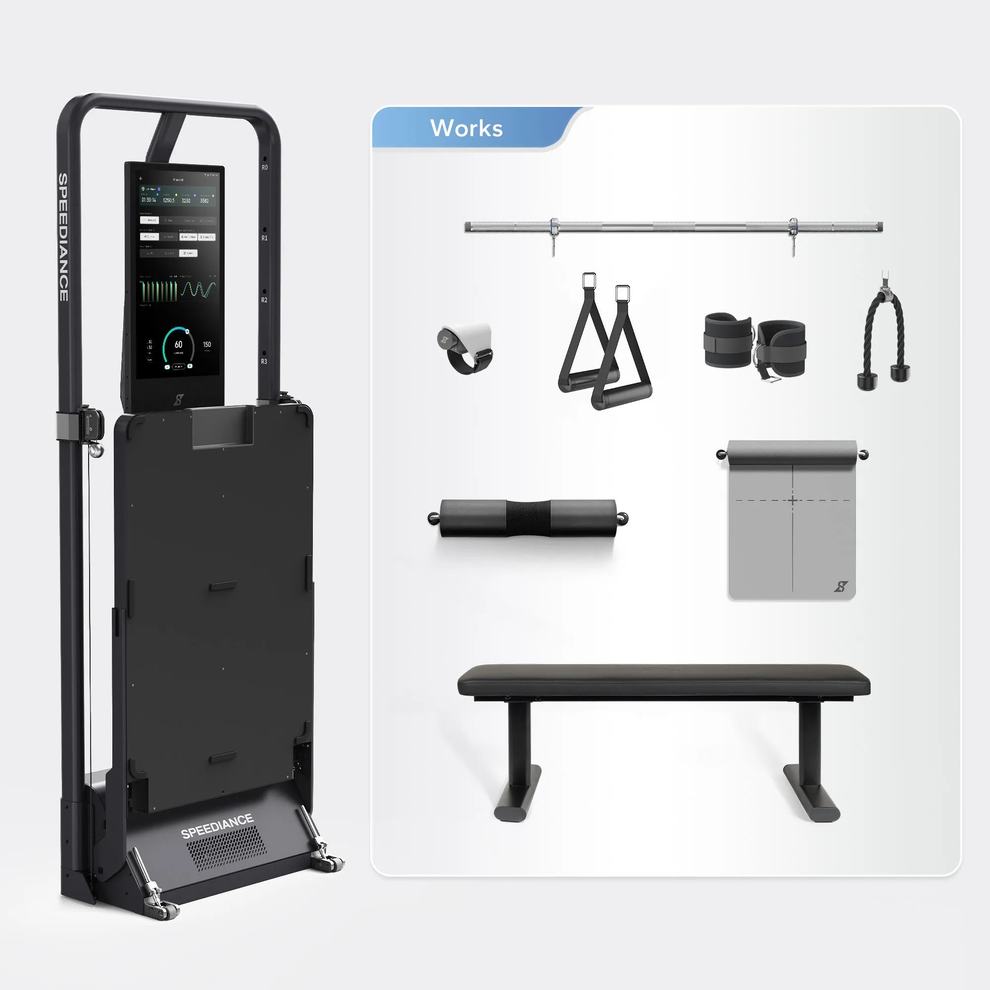 Gym Fitness Equipment Speediance All in One Personalized No Installation Full-body Workout Digital Intelligence Smart Home - Sun Studio