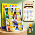 1 set Erasable Bathroom Crayon Washable Multicolor Doodle Pen Graffiti Toy Baby Kids - Sun Studio