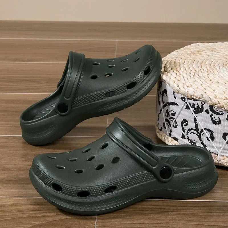 2026 Sommer Herren Clogs Sandalen Herren und Damen Freizeit Hausschuhe Strand Slides Haus Garten Schuhe Outdoor Sandalen Plus Größe 46 47 48