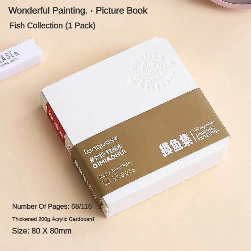 Multiple Specificacations WaterColor Sketchbook 58 Sheet Thickening 200g Drawing Notebook for Drawing Painting Book Art Supplies - Sun Studio