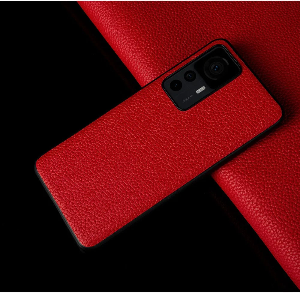 Full Wrapped Cowhide Genuine Leather Case For Xiaomi 12t Pro Mi12Pro 14Pro 13Pro 12SUltra 12Lite 11T Business Phone Cover Fundas - Sun Studio
