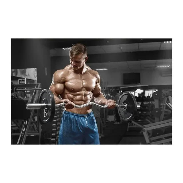 Fitness Motivation Canvas Art  Sexy Bodybuilding Girl Poster Gym Weightlifting Wall Decor for Living Room Bedroom Home Gym Fitne - Sun Studio