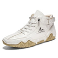 Neue 2025 Handgemachte Leder Freizeit Herren Schuhe Design Sneakers Herren Atmungsaktive Leder Schuhe Herren Stiefeletten Outdoor