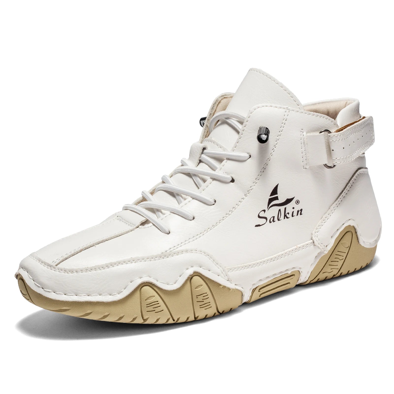 Neue 2025 Handgemachte Leder Freizeit Herren Schuhe Design Sneakers Herren Atmungsaktive Leder Schuhe Herren Stiefeletten Outdoor
