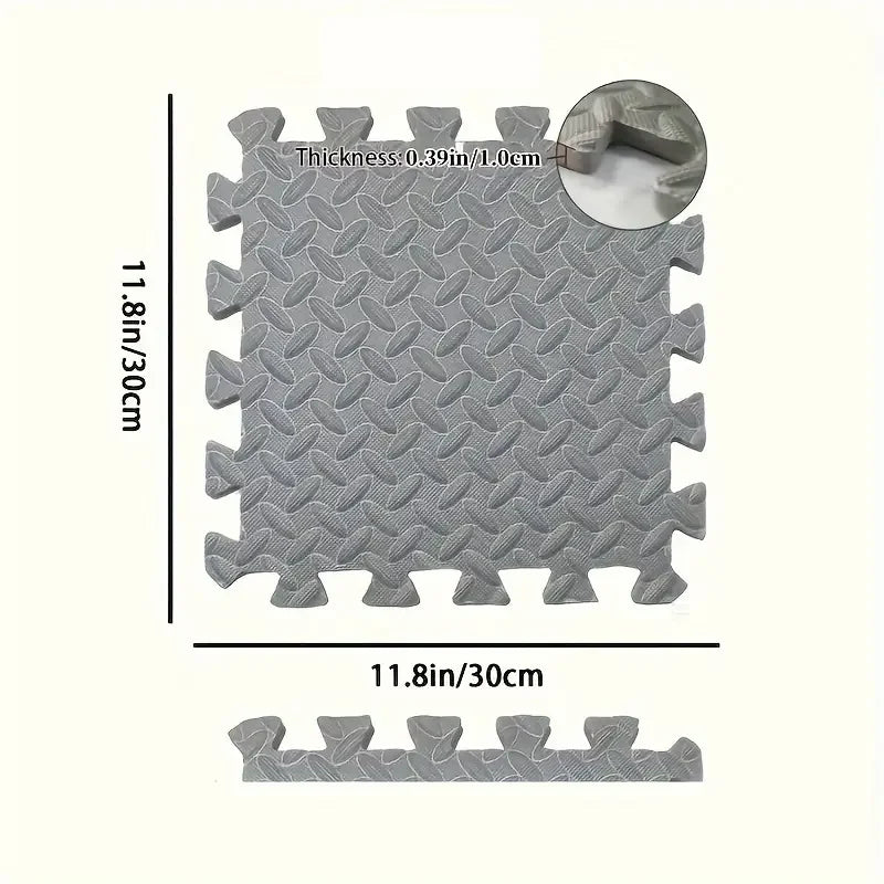 8/16 Pcs Foam Fitness Non Slip Yoga Mat Fitness Floor Tile Protection Pad Fitness Equipment Mat Suitable for Indoor Fitness - Sun Studio