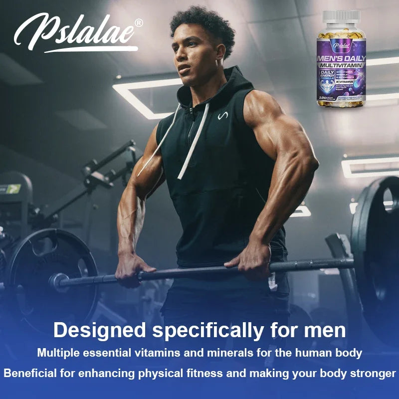 Men's Multivitamin Supplement - Enhance Immunity, Boost Energy and Endurance, Promote Overall Health - Sun Studio