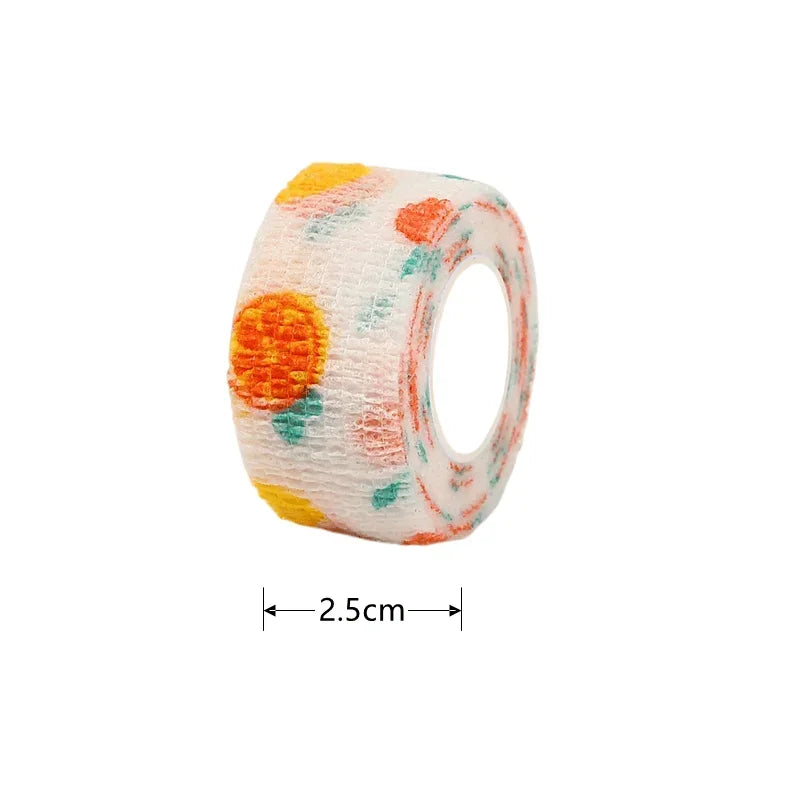 Elastic Breathable Tape Bandage Pet Flexible Cartoon Printed Finger Care Guard Sports Support Adherent Wrap Band Tape Bandages - Sun Studio