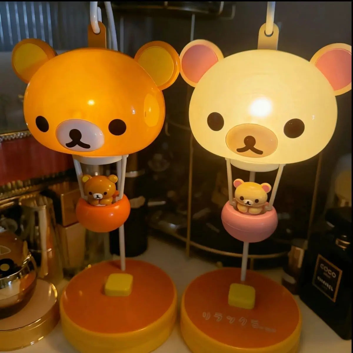 Rilakkuma Balloon Light Cute Sanx Forest Decorative Balloon Lamp Cartoon Night Light Relaxing Bear Theme Creative Home Decor - Sun Studio