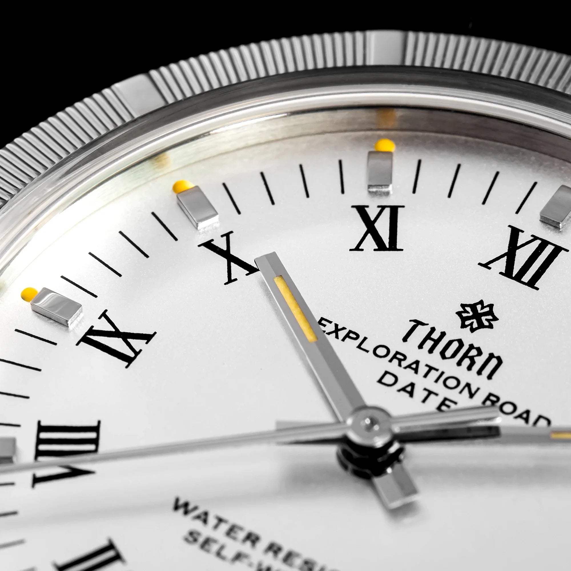 THORN T004 34mm Retro Männer Uhr Automatisches Uhrwerk Uhr Hemisphäre Saphir Leuchtend 10Bar Wasserdichte Uhren