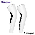 BraceTop 1 Pair Compression Long Socks Men Women Knee Fitness Knee Pad Anti Slip Support Thigh Long Stockings Leg Thigh Sleeves - Sun Studio