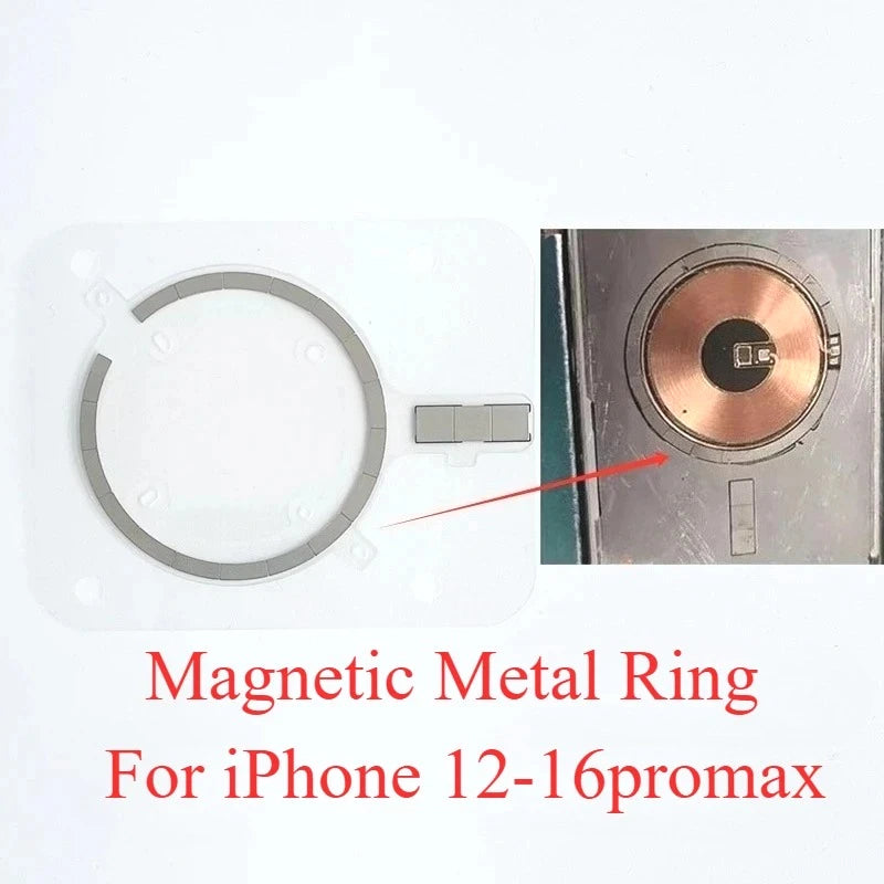 Strong Magsafe Magnetic Metal Ring For Wireless Charger For iPhone 12 Mini 12 13 Pro Max 14 15 16 Plus Phone Repair Tool - Sun Studio