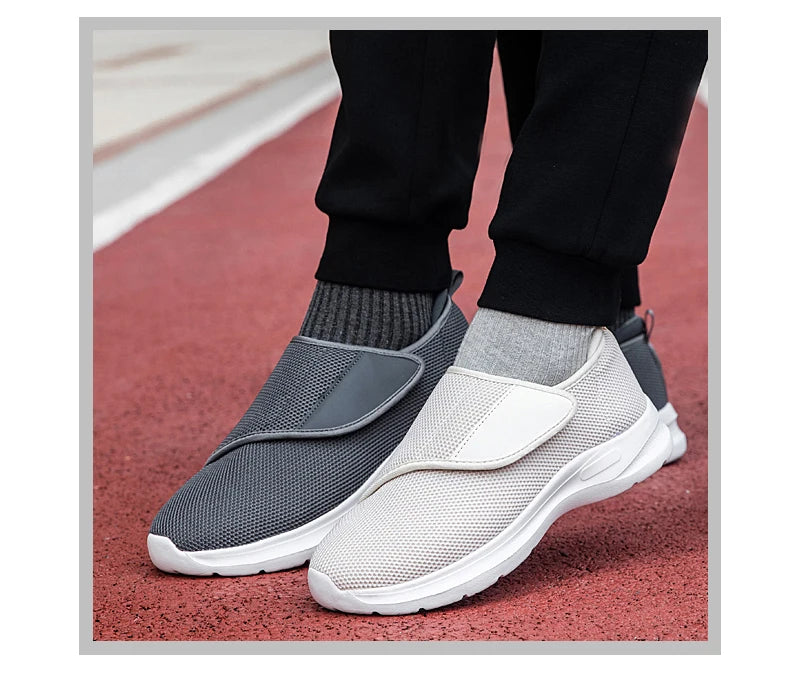 Winter Women Orthopedics Wide Feet Swollen Walking Casual Shoes Thumb Eversion Adjusting Soft Comfortable Diabetic Man Shoes - Sun Studio