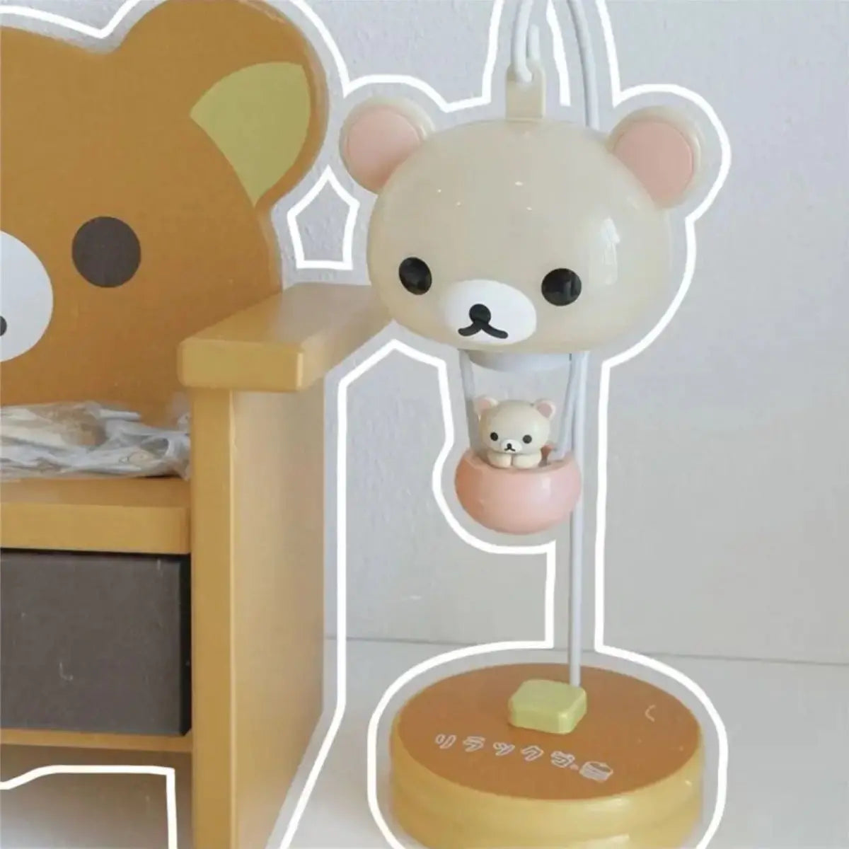 Rilakkuma Balloon Light Cute Sanx Forest Decorative Balloon Lamp Cartoon Night Light Relaxing Bear Theme Creative Home Decor - Sun Studio