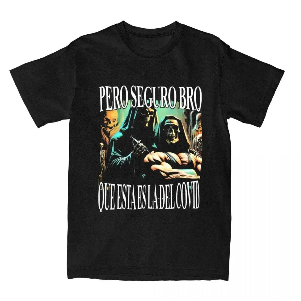 Fitness T-shirt  Calacas Chidas Gym Fitness Con Frases Sarcasticas T-shirt Men Women Retro Tees Tops Streetwear Casual Unisex - Sun Studio