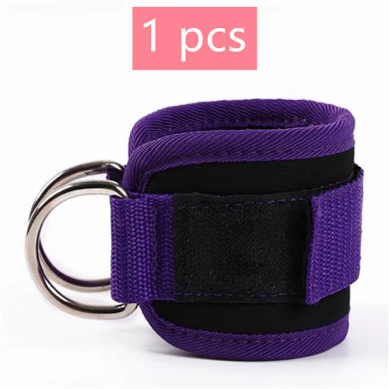 1/2/4 Pcs Cable Ankle Straps Double D-Ring Ankle Cuffs For Gym Workouts Glutes Legs Strength Training Support Sport Abductors - Sun Studio
