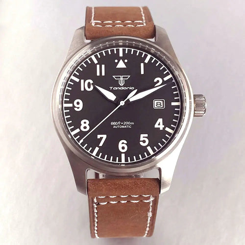 39mm Pilot Aviator Diving Watches Miyota8215 Automatic Mechanical Watch for Men 20BAR Waterproof Sapphire Crystal 316L Steel - Sun Studio