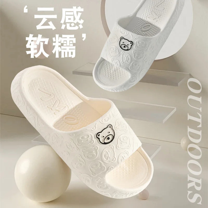 Anti-slip Indoor Toilet Slippers Bathroom Home Use Wearing a Slug Outside Living Room Slippers New Summer House Shoes Slipper - Sun Studio