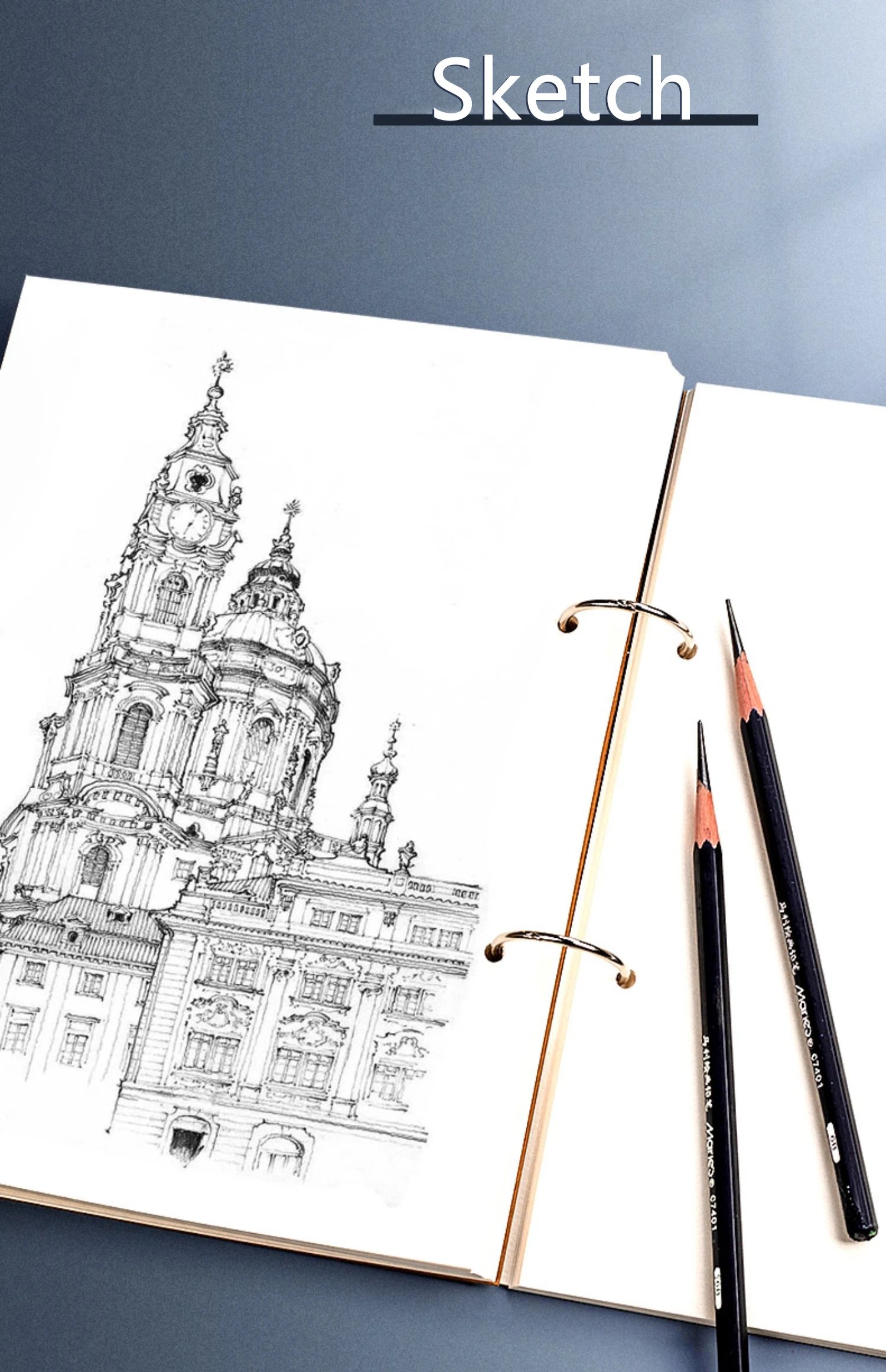 A4/A5/8K/16K/32K Sketchbook Detachable Think Paper Notebook for Painting DIY Creative Pratice Drawing Book Art School Supplies - Sun Studio