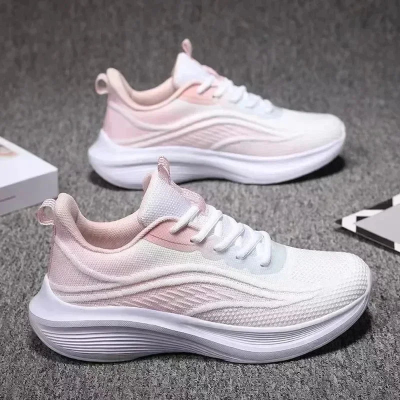Lässige Lauf Sommer Mode Anti-Rutsch Wandern Mesh Atmungsaktivität Sport Schuh Tennis Frau Trend 2025 Damen Sneakers Paar