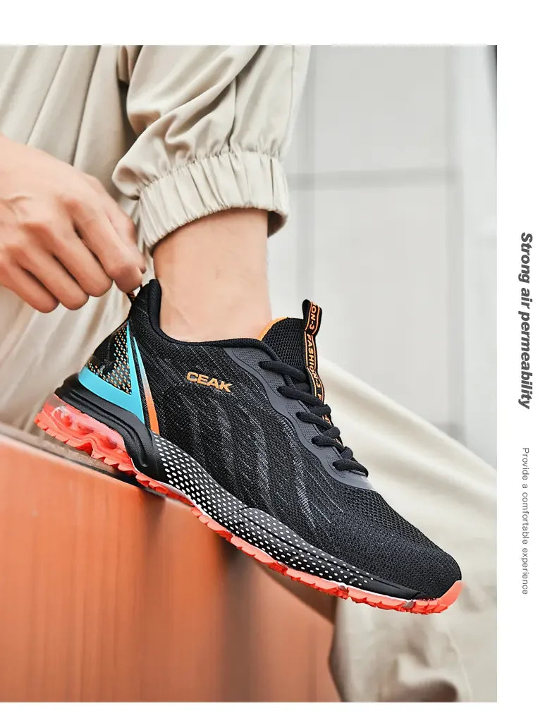 2025 Men's Casual Trainers Shoes Fashionable Sports Comfortable and Breathable Running Shoes Large Size 48 High Top Board Shoes - Sun Studio