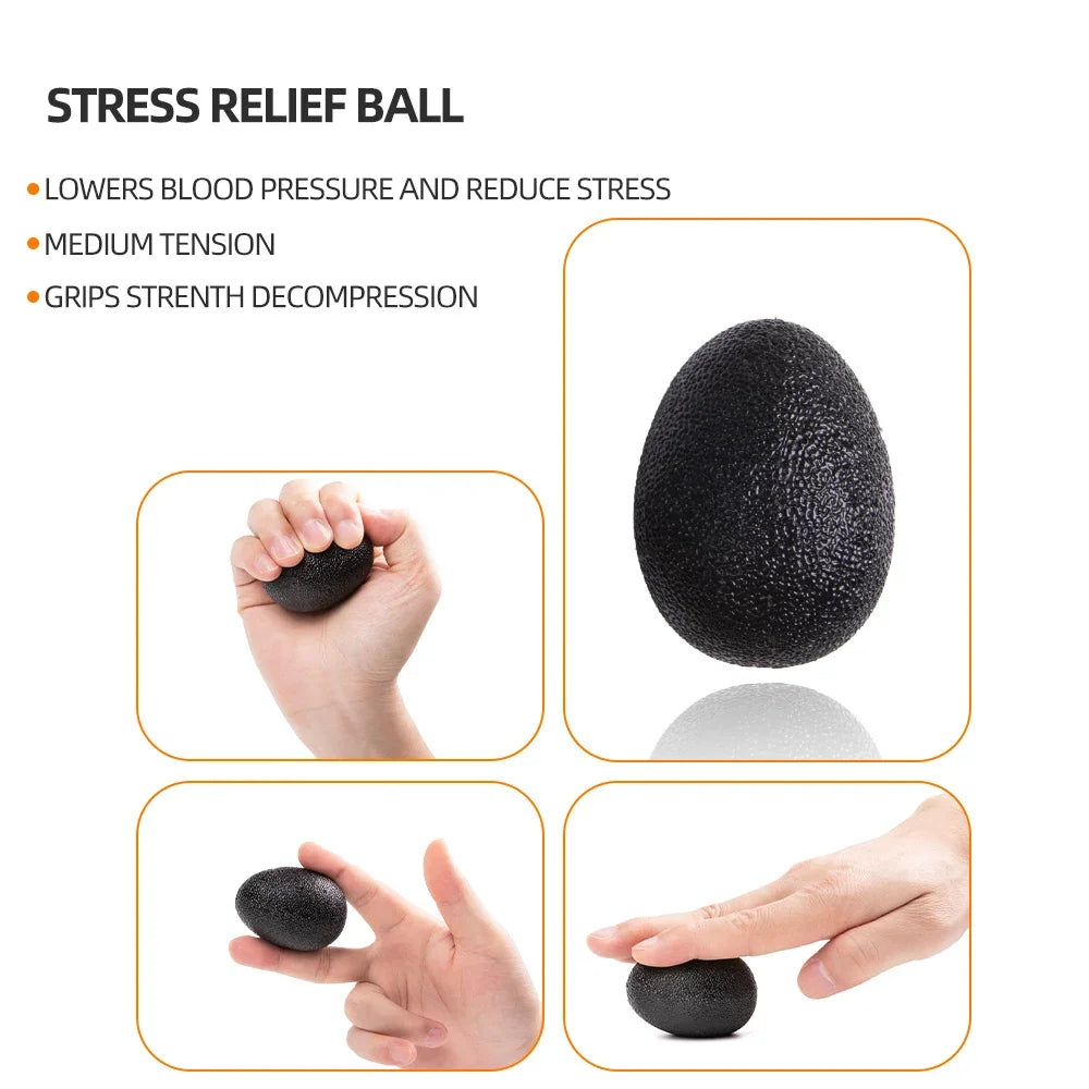 Gym Fitness Adjustable Count Hand Grip Set Finger Forearm Strength Muscle Recovery  Gripper Exerciser Trainer Ball Decompression - Sun Studio