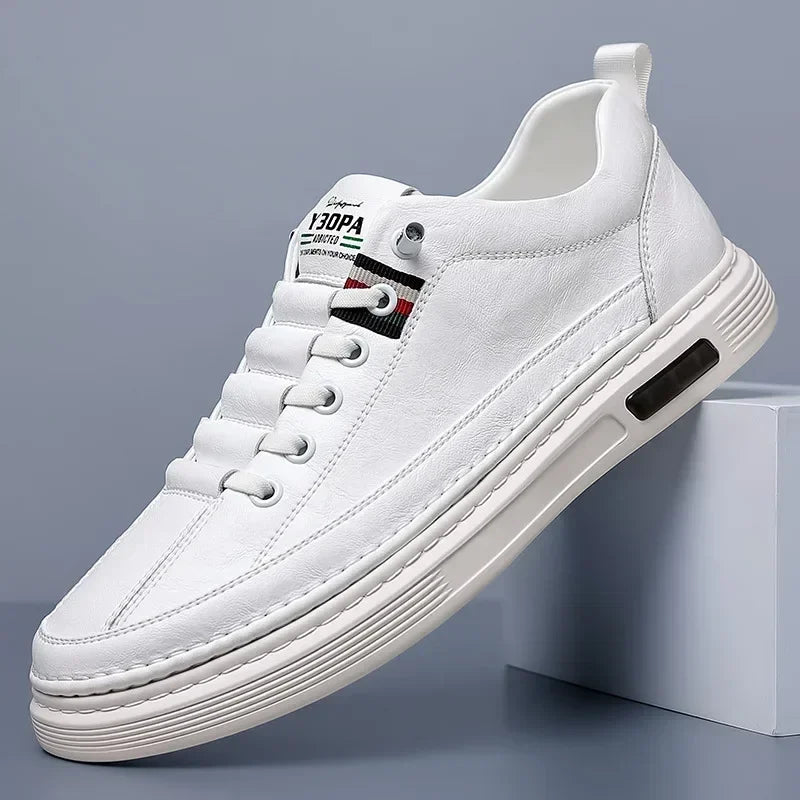 New Leather Shoes for Men Non-slip Sports Fashion Comfortable Sneakers Male Flat Slip-on Casual Brand Men's Casual - Sun Studio