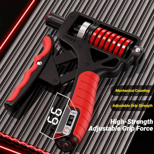5-165Kg Adjustable Steel Spring Heavy Hand Grip Exercise Strengthener Gripper Finger Expander Arm Wrist Forearm Trainers - Sun Studio