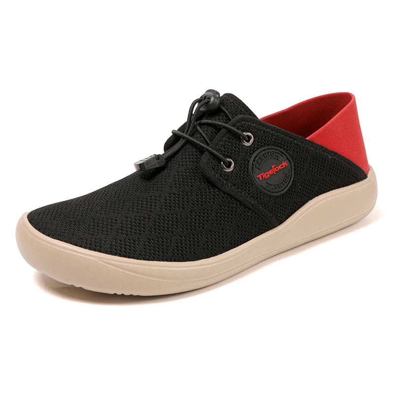 Hot Summer Mesh Men's Shoes Fashion Breathable Men Casual Shoes Handmade Flat Wading Shoes Outdoor Men Sneakers Big Size 38-46 - Sun Studio