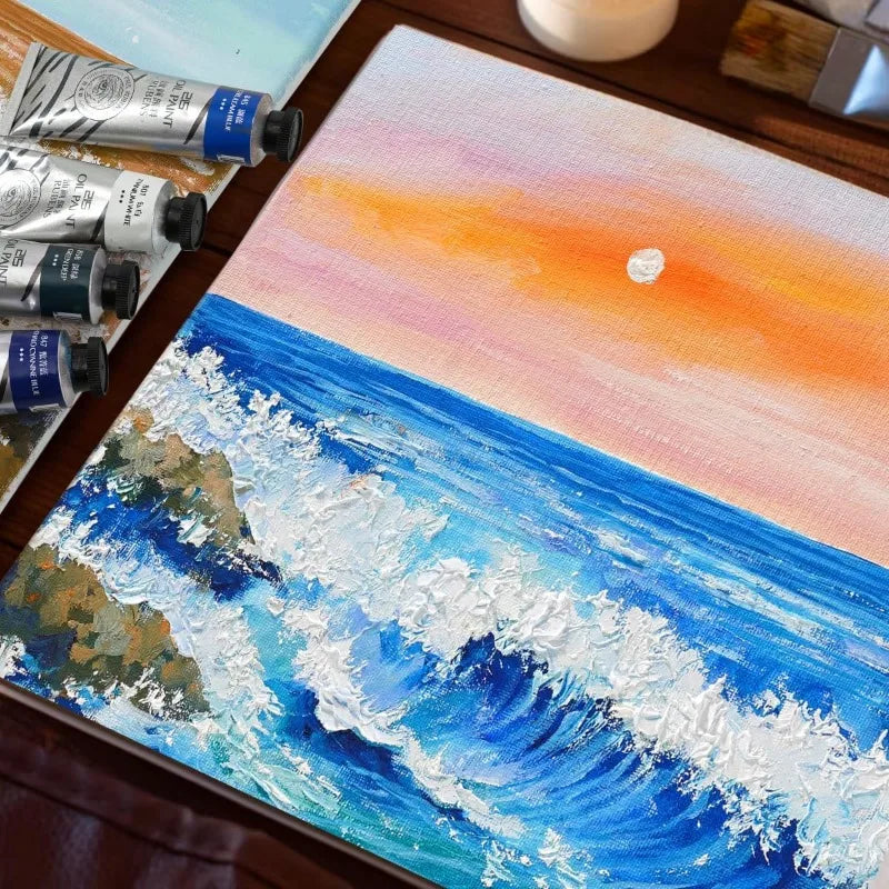 1PC Paul Rubens Oil Paint,170ml LargeTubes, Professional Oil Based Paint with High Saturation, Creamy Texture, and Consistency - Sun Studio