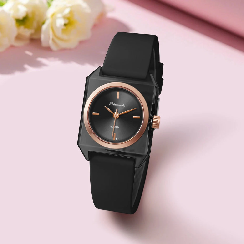 Simple Women‘s Watch Silicone Strap Watches Women Quartz Clock Ladies Wristwatch Christmas Festival Gift Valentine's Day - Sun Studio