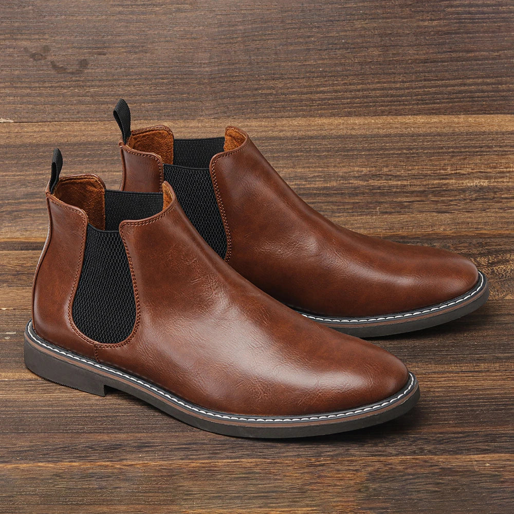 40~46 Men Chelsea Boots Brand Retro Comfortable Fashion Men Boots - Sun Studio