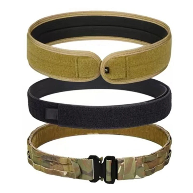 3 in 1 Battle Belt Waist Band, Quick Release 1.75" MOLLE Belt with Inner and Anti-Slip Pad- Heavy Duty Battle Belts - Sun Studio