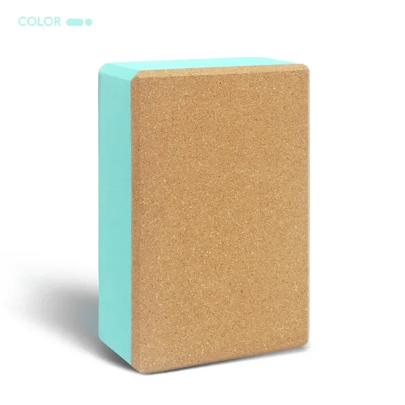 Yoga Brick EVA And Cork Synthetic Strench Exercise Yoga Block Home Use Gym Fitness Pilates Yoga Assistive Equipment For Dancing - Sun Studio