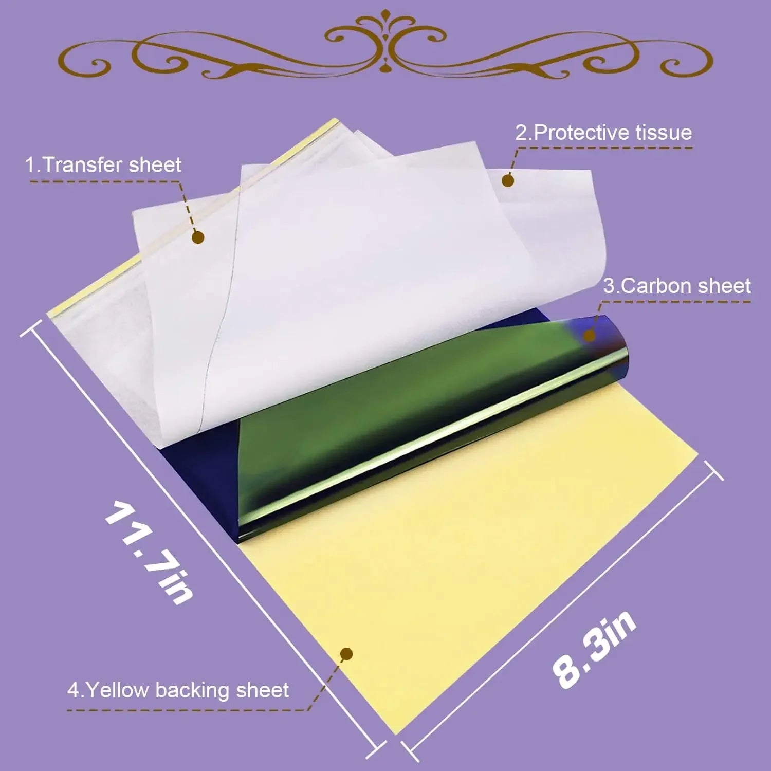 10/30/50pcs Tattoo Transfer Papers A4 Size Tattoo Thermal Printer Copier Stencil Papers for Tattoo Transfer Machine Accessories - Sun Studio