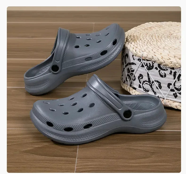 2026 Sommer Herren Clogs Sandalen Herren und Damen Freizeit Hausschuhe Strand Slides Haus Garten Schuhe Outdoor Sandalen Plus Größe 46 47 48