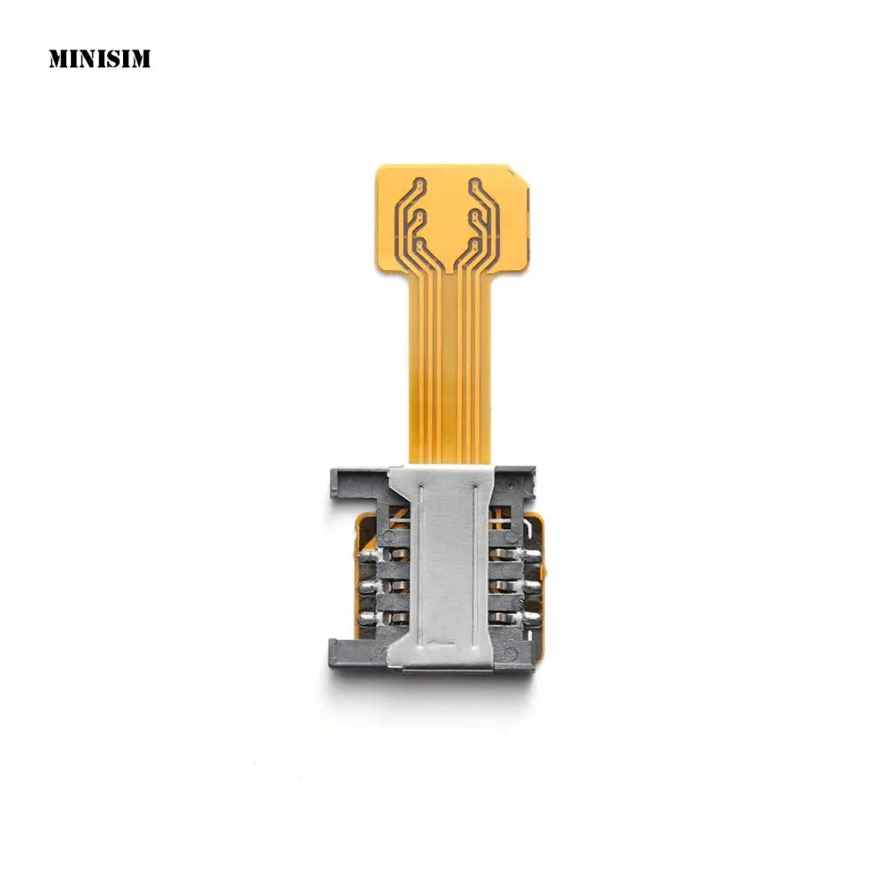 Universal TF Hybrid Sim Slot Dual SIM Card Adapter For DIY Micro SD Extender Nano Cato Android Phone All Dual SIM mobile phone - Sun Studio