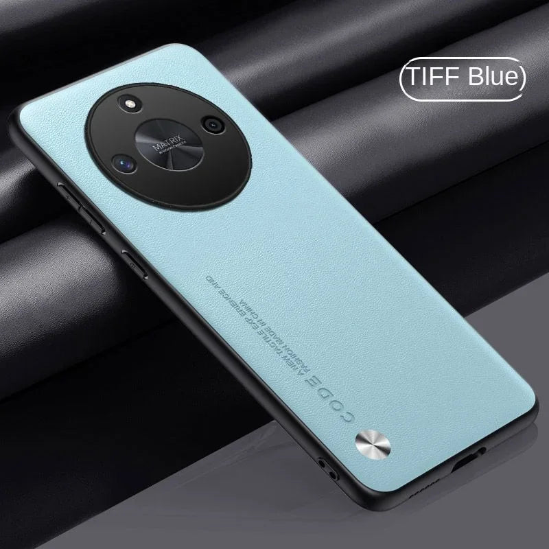 Leather Shockproof Case For Huawei Honor X9B X9A X8A X7A Magic 7 Lite Pro Soft Leather Grain Slim Texture Protect PC Cover Funda - Sun Studio