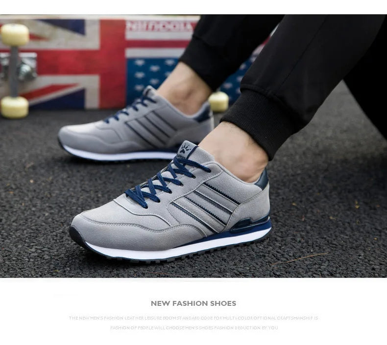 Brand Sneakers Men Outdoor Running Shoes High Quality Lace-Up Men Casual Shoes Fashion Comfortable Walking Shoes Tenis Hombres - Sun Studio
