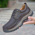 New Large Size Men's Shoes Genuine Leather Flats Men Loafers High Quality Outdoor Men Sneakers Breathable Male Casual Shoes - Sun Studio