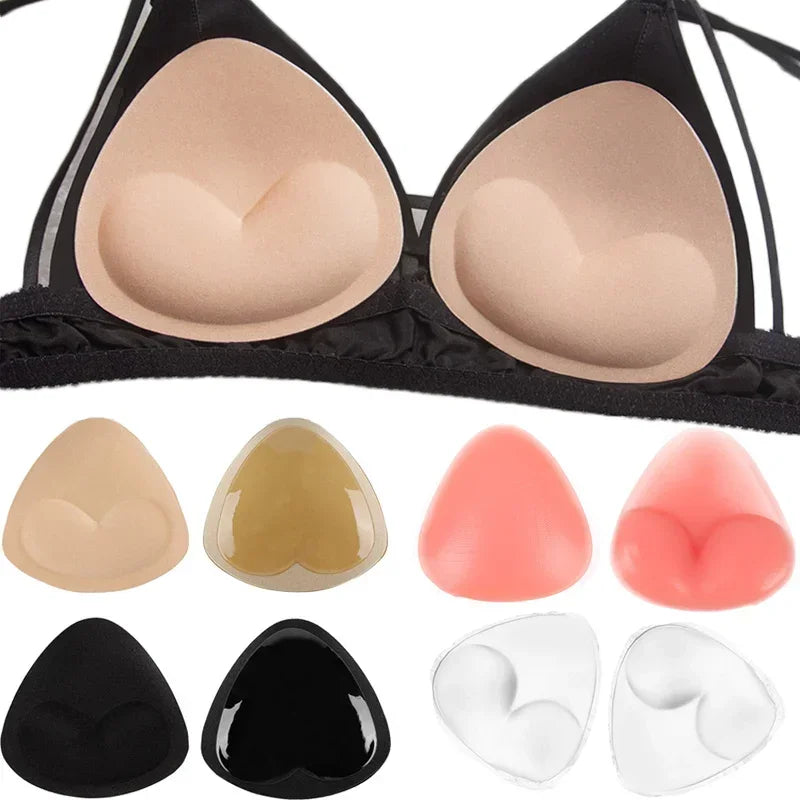 New Bikini Chest Pad Bikini Set Push Up Padded Bikinis Swimsuit Women Swimwear Women Silicone Thicker Breathable Sponge Bra Pad - Sun Studio