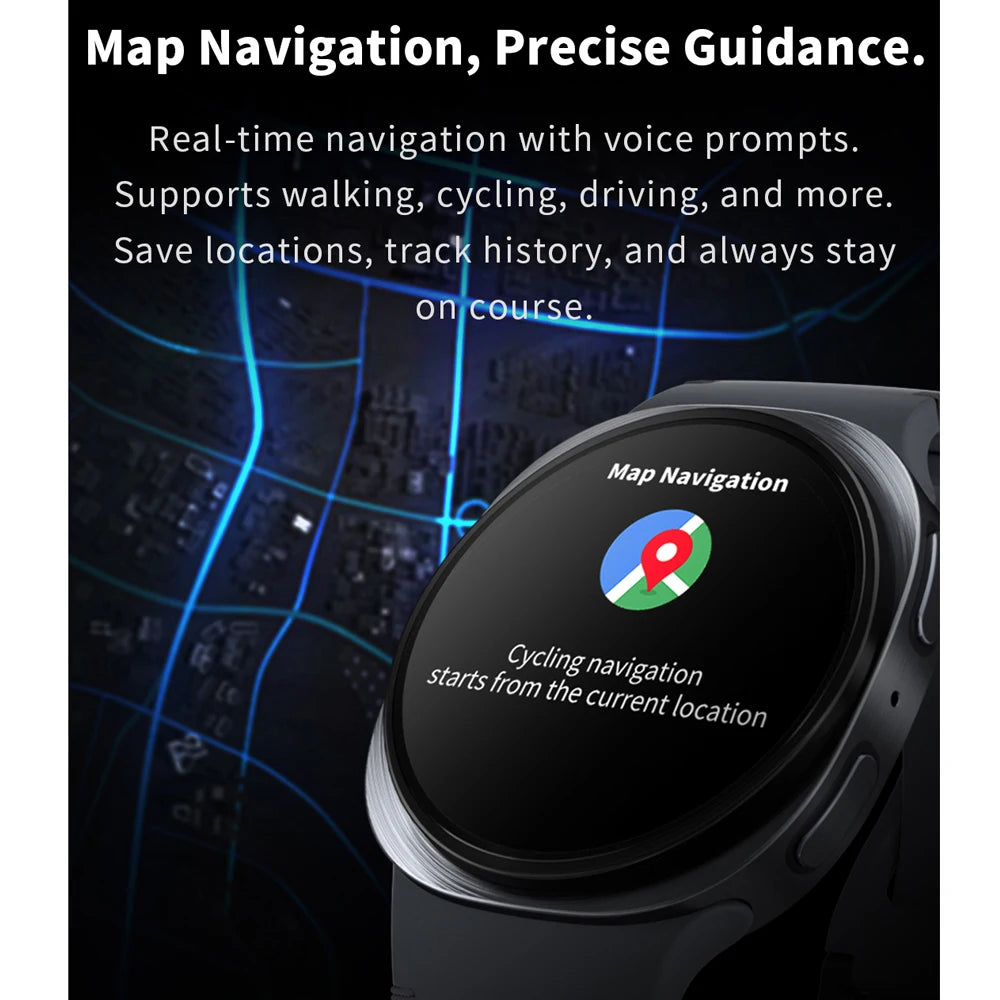 2026 New Watches 8 Mini GPS Track Smart Watch For Men Women Health Sports AMOLED Heart Rate Bluetooth Call Waterproof Smartwatch - Sun Studio
