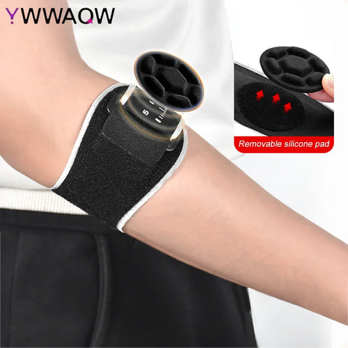 1PCS Tennis Elbow Brace for Men Women,Elbow Pain Relief for Tendonitis,Golfer's Elbow,Adjustable Elbow Strap with Removebale Pad - Sun Studio
