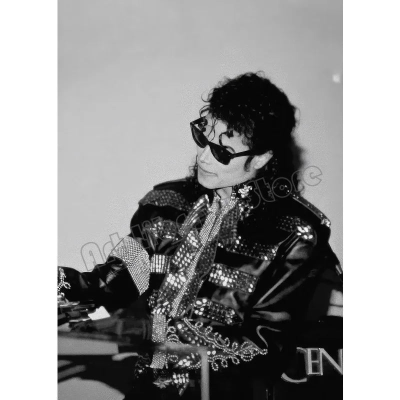 Michael 2026 Movie Biopic Michael-Jackson Style Dance Photography Poster Canvas Painting Wall Art Pictures Home Decor Gift - Sun Studio