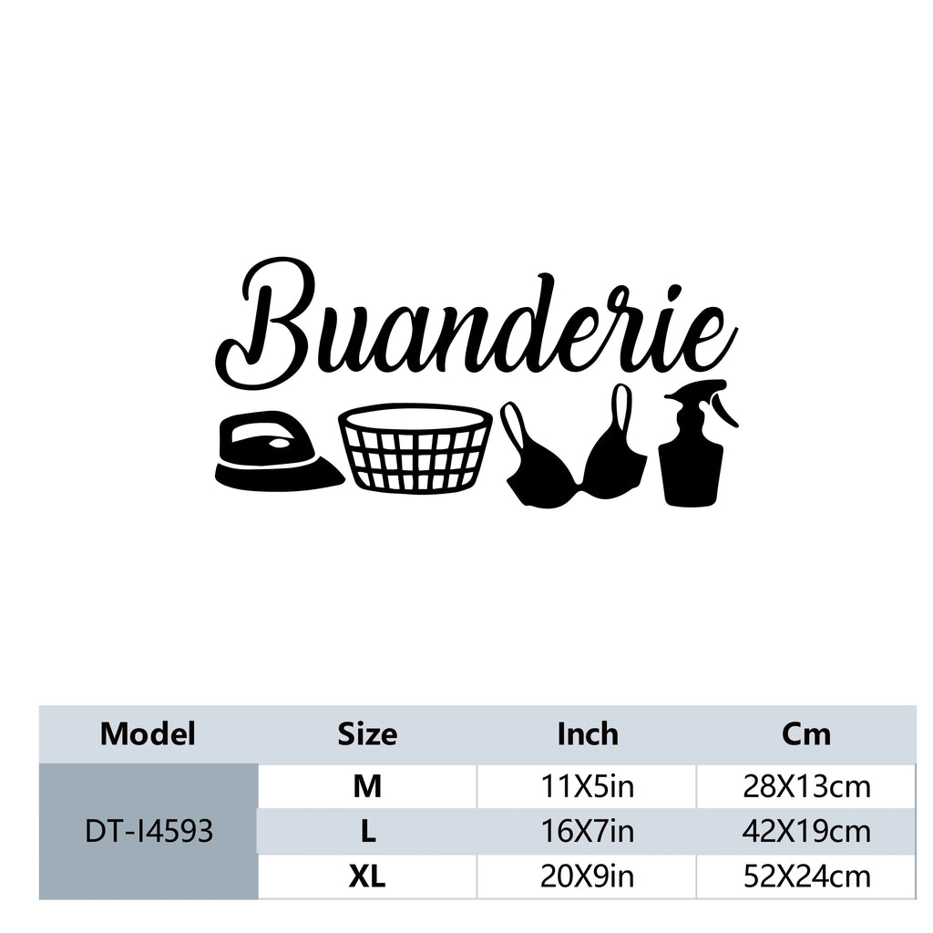 1 pc Laundry room New Wall Decal Art Vinyl Stickers For Home Decor Living Bedroom Decoration Accessories Murals - Sun Studio