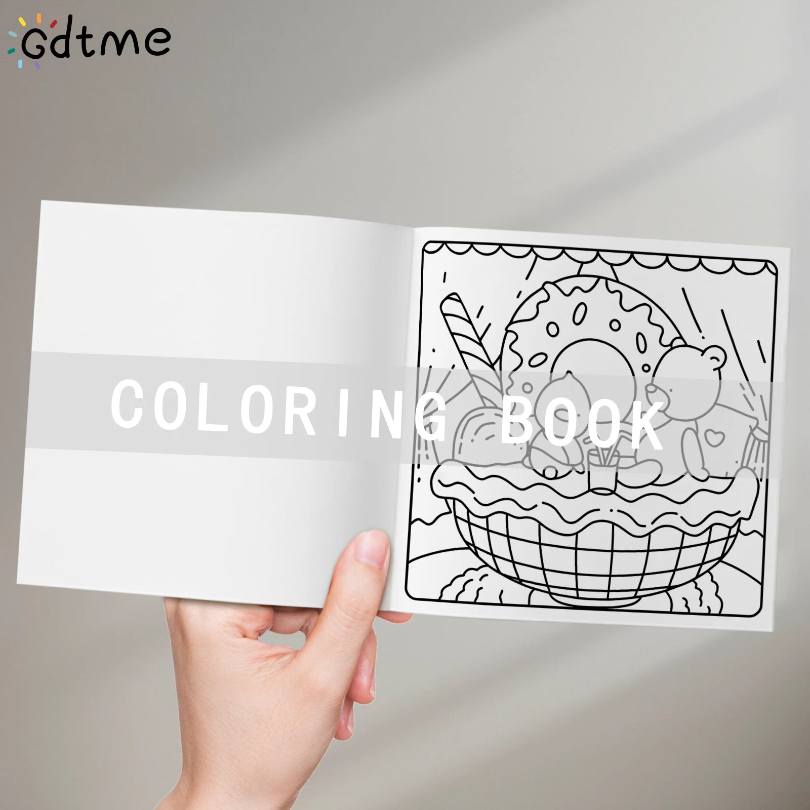 COZY DELIGHTS Cute & Comfy Coloring Book for Adults Cute Drawing Book Perfect Gift for Party and Birthday - Sun Studio