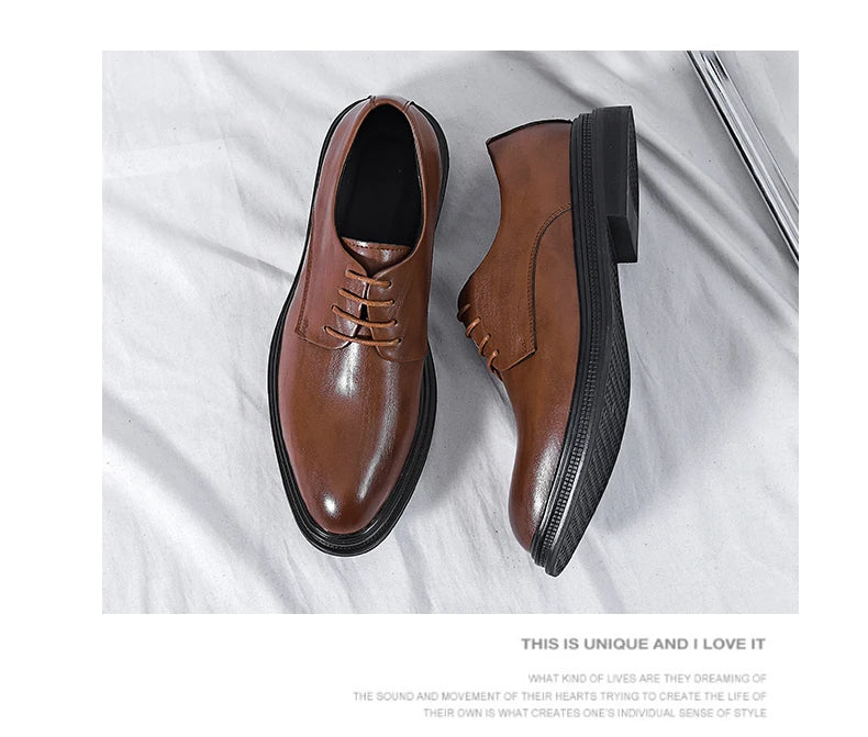 2024 Italian Dress Shoes Men Wedding Party Shoes High Quality Casual Loafer Male Designer Flat Shoes Zapatos Hombre Plus Size 47 - Sun Studio