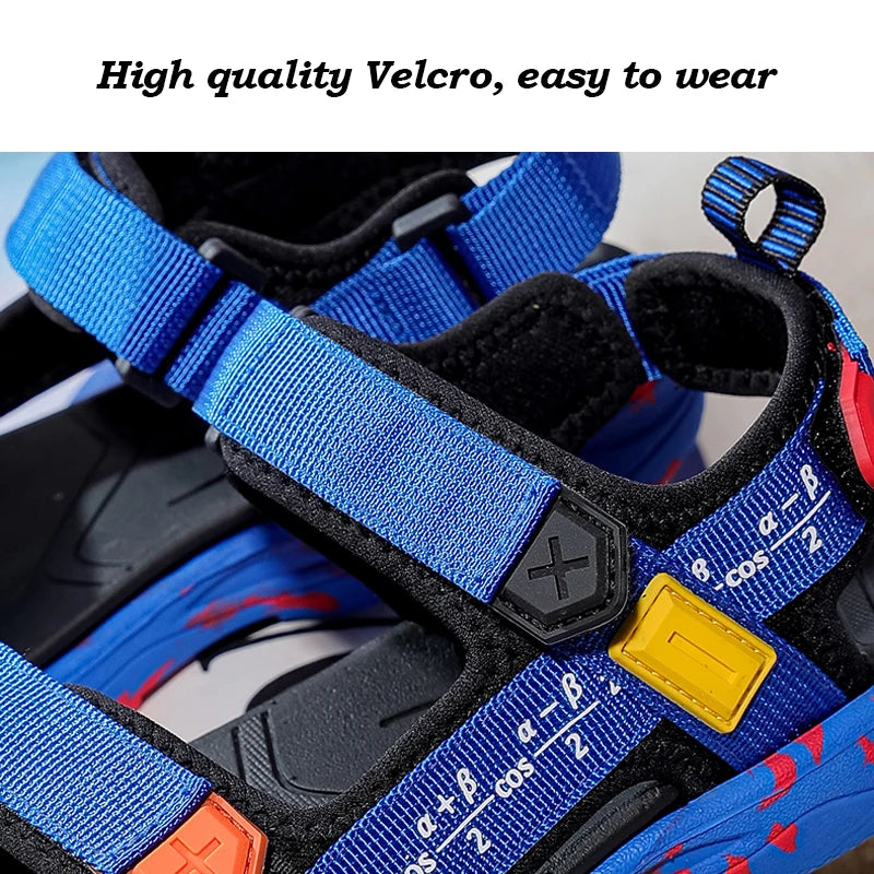 Summer Sandals for Boys Girls Non-Slip Outdoor Children Beach Shoes Lightweight Soft Sole Breathable Kids Walking Sandalias - Sun Studio