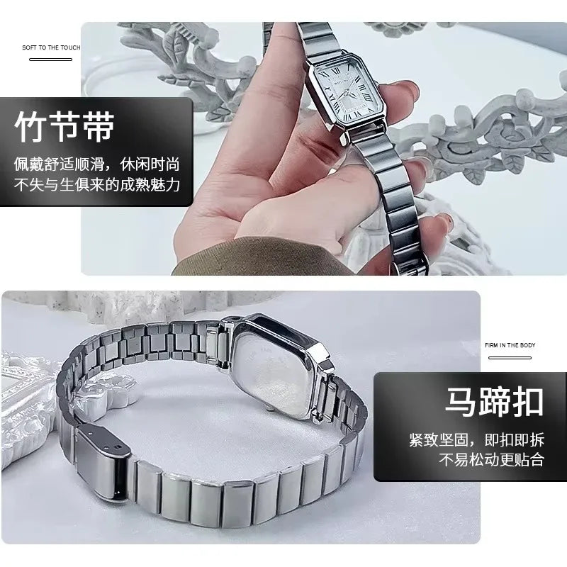 Brand Luxury Women Quartz Watch Casual Fashion Adjustable Stainless Steel Strap Wristwatch Ladies Gifts Watches Reloj De Mujer - Sun Studio