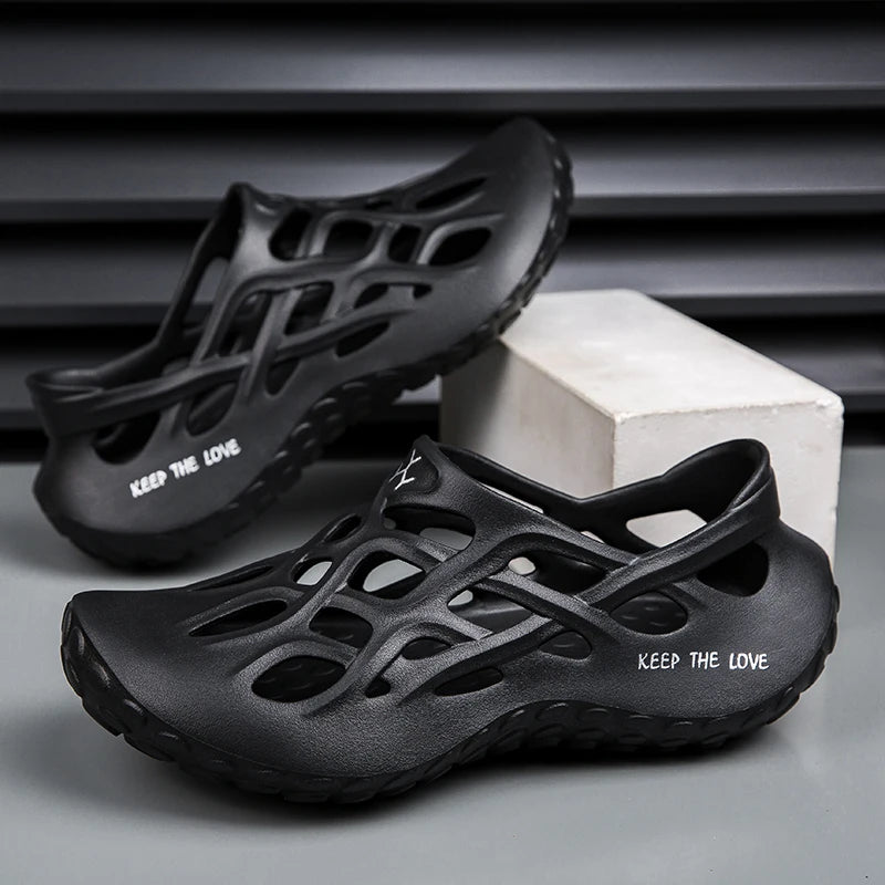 Men Summer Comfortable Breathable Sandals Outdoor Leisure Water Shoes for Hiking and Beach - Sun Studio