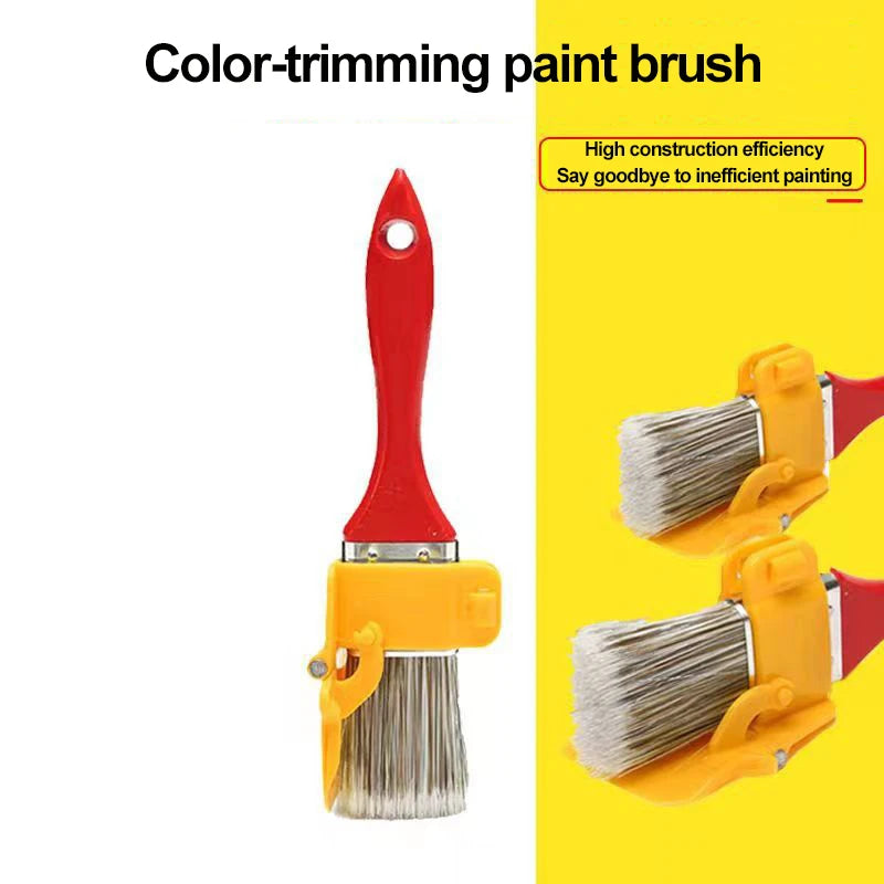 2Pcs/Set Edging Color Separation Paint Brush Handheld Paint Edger Tool Ideal For Indoor and Outdoor Use on Walls and Ceilings - Sun Studio